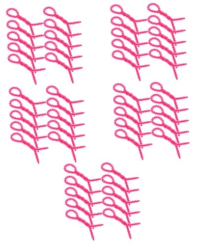 minkissy 50 Stück Dauerwellen Werkzeuge Keine Hitze Spiral Lockenwickler Lockenwickler Dauerwellenstangen Für Langes Haar Spiral Dauerwellenstangen Damen Haarroller