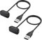ELUTENG 2 Stück Ladegerät Kompatibel mit Fitbit Charge 6/Charge 5/Luxe, 3.3 Ft/1M Ersatz Ladekabel Magnetisches USB Ladekabel Tragbare Ladestation Ladekabel für Fitbit Charge 6/5/Luxe, Schwarz
