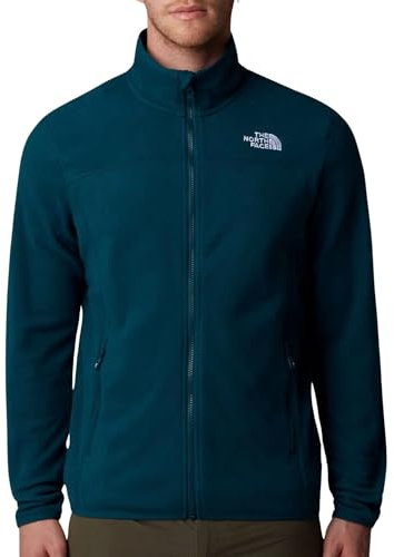 THE NORTH FACE NF0A855X1NO1 Men’s 100 Glacier Full Zip - Eu Sweatshirt Herren Midnight Petrol Größe L