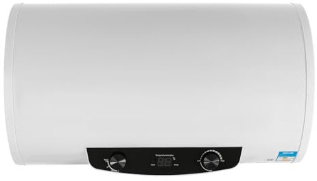 awolsrgiop Scaldacqua elettrica da 120 l, scaldabagno elettrico da 2000 W, montaggio a parete, scaldabagno con rubinetto e doccetta, IPX4, temperatura di riscaldamento 25-75 ℃ (120 l)
