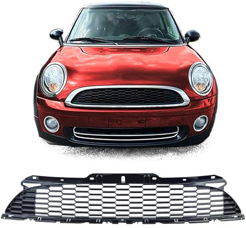 Waben Kühlergrill Schwarz Glanz für Mini One Cooper JCW R56 R57 R58 R59