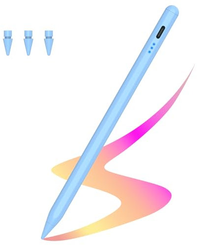 Pencil 1. Generation para iPad 2025-2018, KIROSA stylus con rechazo de palma y sensible a la inclinación para videoconsola Nintendo DS, Lápiz para iPad 6-11, Air 3-5/M2/M3,Pro 11/12.9/13 M4, Min 5-6