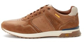 camel active Herren Mokassins, Männer Schnürschuhe,Wechselfußbett,Halbschuhe,Sneaker,Freizeitschuhe,sportlich,leicht,tan/Weiss,49 EU