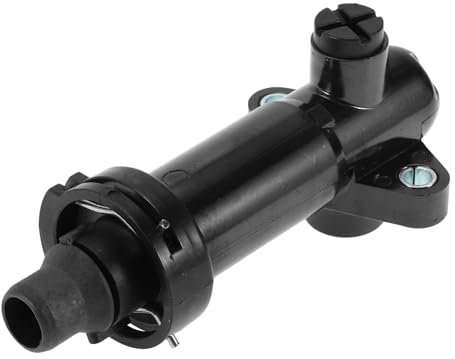 Motoforti Auto Thermostat Motor Kühlmittel Thermostatgehäuse Montage für BMW E46 E38 E39 E65 E66 320D 330D 520D 530D Kunststoff Nr. 11712247723 Schwarz Langlebig