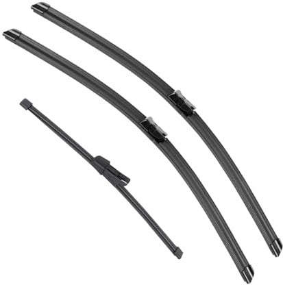 Bynome windscreen wiper blades,Front + Rear Wiper blade set compatible with V-W GOLF MK7 Hatchback Oct 2012 to Nov 2020(261811)
