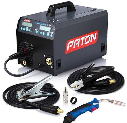 PATON StandardMIG-250 MIG Welder 250A Welding Machine Set 3 in 1-240V Professional Inverter Welder MIG/MAG, MMA, TIG Lift, Welder Machine
