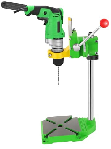 SYNCMH Bohrständer, Bohrmaschinenständer mit Handgriff, Ständer für Bohrmaschine, Stabil, Passend für Viele Modelle, Standbohrmaschine für Hardware-Verarbeitung, Formenbau