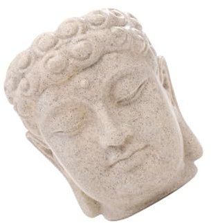YUGSHNKFC Dekorativer Buddha-Pflanzgefäß aus Kunstharz, moderner Buddha-Pflanztopf für Sukkulenten, Innen- und Außenbereich, Dekoration, kleiner Pflanzenbehälter