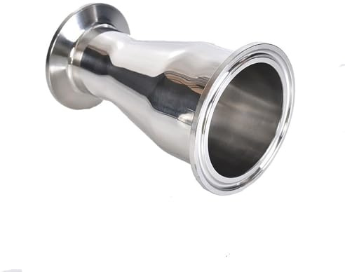 1Stück Tri-Clover Reduktorfitting 4auf 3/2.5/2/1.5x 1 - Sanitärclamp 304 Edelstahl, OD 50.5-119mm, für Homebrewing & Lebensmittelverarbeitung | Präzisionsbearbeitung(4Inch x 2.5Inch)