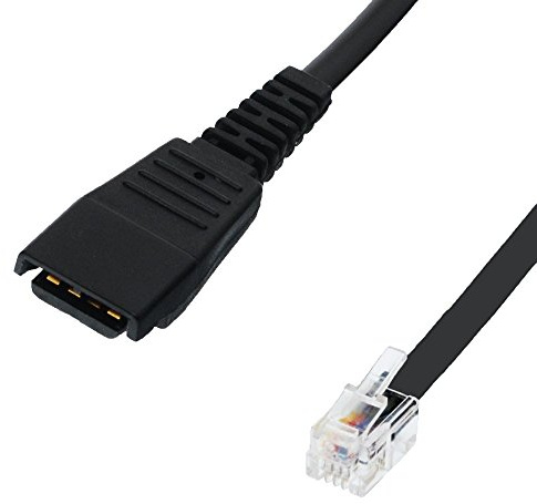 Jabra QD Cable End Piece on RJ10 (Siemens 0.5 m Smooth)