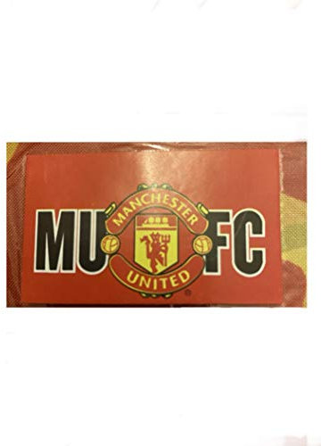 Manchester United F.C Flag 5ft x 3ft (MUFC Red with Crest)