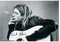 Cyberteez Nirvana Kurt Cobain Gitarre Smoke Tapisserie Tuch Flagge Poster Wall Banner 76,2 x 101,6 cm Schwarz