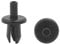 sourcing map 10Stk. Befestigung Clips 8mm Loch 16mm Kopf Kunststoffnieten Plastik Nieten für Auto Schwarz