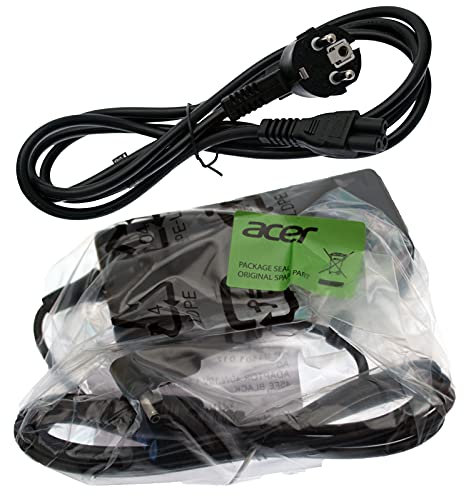Acer Bloc d'alimentation d'origine/adaptateur AC Chromebook 11 N7 cb311–7H Serie 45W mit Netzkabel EU Noir