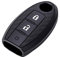 Happyit Auto-Schlüsselkasten-Abdeckung Carbon-Faser-Muster weiches Silikon für Nissan Teana X-Spur Qashqai Livina Sylphy Tiida sonniger März Murano Geniss