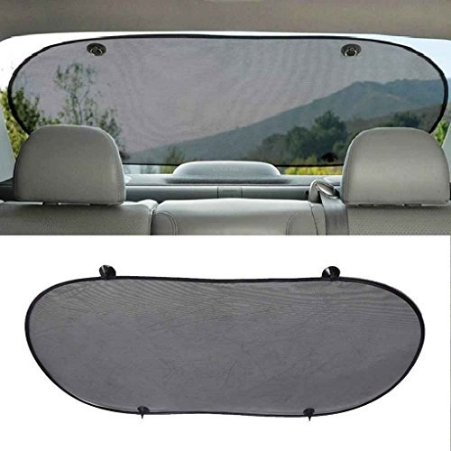 Morza Auto Rear Sun Shade Vehicle Shield Visor Protection Back Car Window Shade Mesh Sunshade Screen Heat Insulation