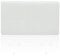 Trendi Switch Artistic Modern Glossy Screwless Double Blanking Plate (Ice White)