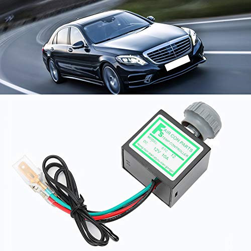 Termostato electrónico del aire acondicionado, accesorio automático del control de temperatura del interruptor del termostato electrónico del aire acondicionado del coche 10A(12V)
