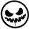 Decus Shop Böser Smiley 2740 // Sticker Aufkleber vers. Größe Farbe