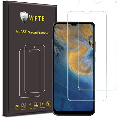 WFTE [2-Pack Protector de Pantalla para ZTE Blade A51,9H Dureza,huellas dactilares libre,Sin Burbujas,Cristal Templado Protector de Pantalla ZTE Blade A51