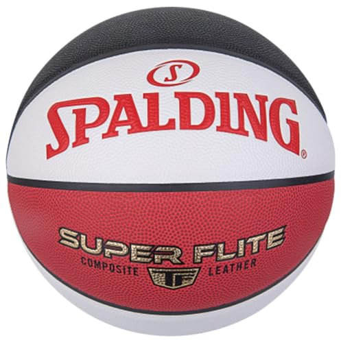Spalding Super Flite Ball 76929Z, Unisex basketballs, red, 7 EU