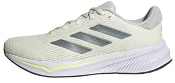 adidas Herren Response Runner Shoes Laufschuhe, Ivory/Grey/hi-Res Yellow, 46 EU