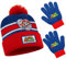 Super Mario Jungen Mütze & Handschuhe Set - Kinder Geschenke