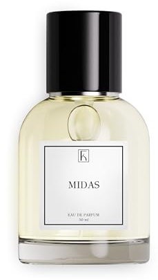 KAZAAR - MIDAS - 50ml - Eau de Parfum für Herren & Damen - Fruchtige Duftnoten von Zitrusfrüchten & warmer Ambra - mit 20% Parfümöl bis zu 8h lang anhaltender Duft - aus Schweizer Manufaktur