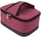 Generic Heated Lunch Box, Small Portable Electric Lunch Box Food Warmer with USB Constant Heating Insulation Bag for Car Truck Work Camping (Wine Red)