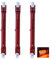 Infrarotlampe 200W 118mm, R7S Halogenstab 200LM, 200W Infrarot Halogen Lampe Dimmbar, 230V Halogenstäbe Dimmbar kein Flimmern, Quarz Infrarot Heizlampe Wärmelampe Rot Halogenstablampe, 3 Stück
