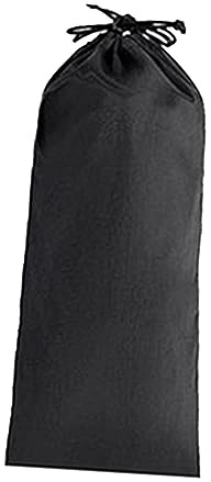 Courtieyeardceastea Borsa portaoggetti in nylon con coulisse per altre attrezzature treppiedi bastoncini da trekking 15 x 35 cm nero, Nero 21 x 45 cm, 21x45cm