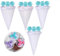 LYPER Pet Hair Remover Washing Machine, 4Pcs Floating Hair Filtering Mesh Removal Laundry Filter Cleaning Mesh Bag Hair Catcher Cat Dog Fur Remover Washing Machine Reusable (Blue)