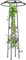 Treillis de jardin vertical - Hauteur réglable - Résistant aux intempéries - Pour serre, jardin, terrasse, balcon et extérieur