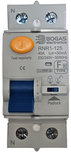 Différentiel type F-SI | 40 ampères | 30 mA | 2 pôles (N+F) | avec certifications officielles et C E |