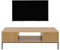 Meuble TV HWC-O39, Tableau TV Table Basse Armoire TV Rangement, mélamine MDF 39x120x60cm - Naturel