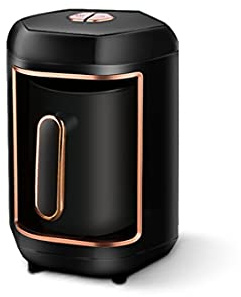 QJRGUY Automatic Turkish Coffee Maker Machine Cordless Electric Pot Food Grade Moka Kettle Portable Travel (D)