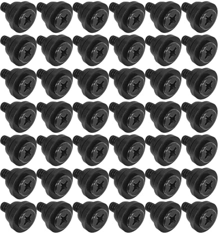 PAMINGONO 100pcs Iron Hard Drive Mounting Screws for SSD and Mechanical Hdd, Shock-absorbing Design, Reliable Mounting, Computer Repair Accessories