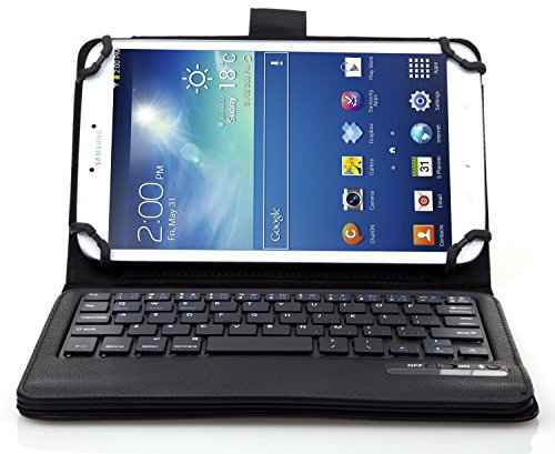 Acer Iconia One 8 B1-820 8-Inch Keyboard - IVSO Removable Bluetooth Keyboard Case for Acer Iconia One 8 B1-820 Tablet (Black)