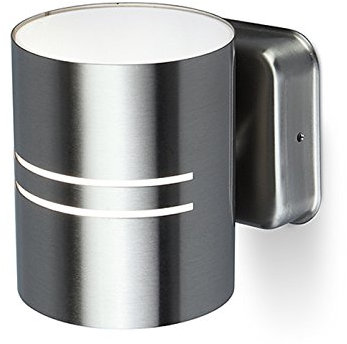 Eco Light Moderne Außenwandleuchte Tube, Edelstahl, LED 5,6 W, IP44 ST 5214