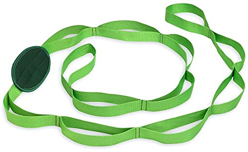 Gaiam Restore Multi-Grip Stretch Strap, Green