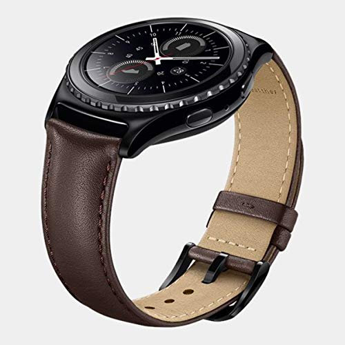 Samsung ET-SLR73MAEGWW - Correa para smartwatch Strap Gear S2 Sport, color marrón