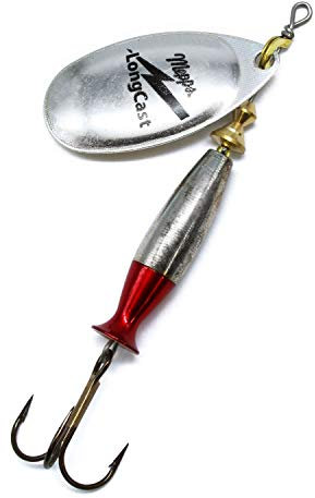 Mepps LongCast Spinner Silver #524g, 1 Stück