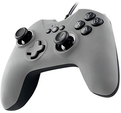 NACON Manette de jeu PC (Gris) - accessoires de jeux vidéo (Manette de jeu, PC, Analogique, Dos, D-pad, Mode, Démarrer, Avec fil, USB)