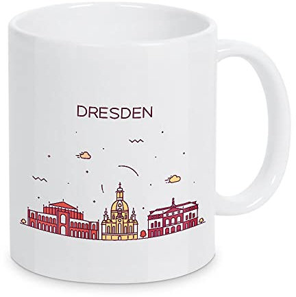 artboxONE Tasse Dresden von Alexandr Bakanov - Kaffeetasse Städte
