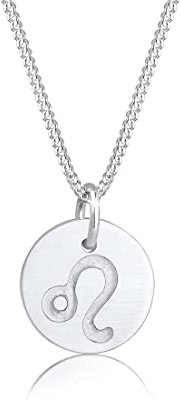 Elli Halskette Damen Sternzeichen Löwe Astro Symbol in 925 Sterling Silber