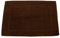 Lanudo Luxus Badematte Pure Line Bordüre 100% Frottier Baumwolle 60 x 90 cm, Farbe Braun