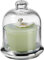Argenesi Bougie parfumée Cloche en Verre 7.5 x 10 cm – Couleur Vert, Taille Unique