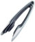 Westmark Juego de pinzas para servir/buffet, 3 piezas, 3 pinzas de diferentes tamaños, Longitudes: 18,3 cm, 21 cm, 25,5 cm, Plástico, Antracita / gris / gris claro, 12542270