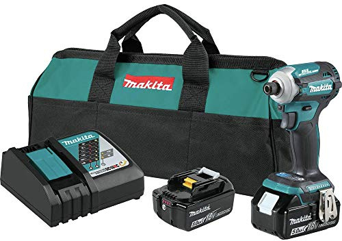 Makita XDT16T 18V LXT Lithium-Ion Brushless Cordless Quick-Shift Mode 4-Speed Impact Driver Kit (5.0Ah)