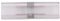 XUNATA 3PCS 2Pin 4Pin LED-Streifen Verbinder ('I' Connector 2pin, 12MM)
